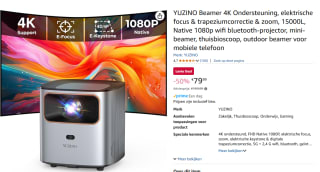 YUZINO mini-beamer 4K voor €79,99 bij Amazon