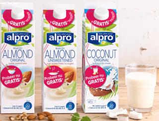 Alpro Fresh Drinks nu gratis dmv cashback