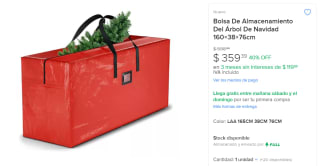 Bolsa De Almacenamiento Del Árbol De Navidad por $359 | Descuento Mercadolibre