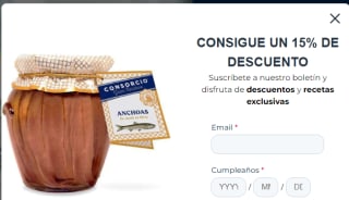 -15% de descuento y recetas exclusivas en tienda Consorcio