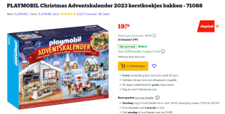 PLAYMOBIL Christmas Adventskalender 2023 voor €19,79 bij Bol.com
