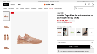 Reebok Nano mujer por 69,95€