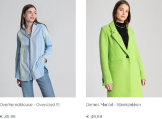 15% korting op dameskleding bij Takko Fashion
