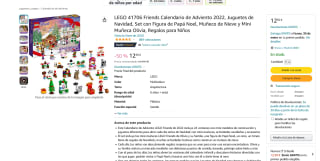 LEGO 41706 Friends Calendario de Adviento 2022 a solo 12,50€