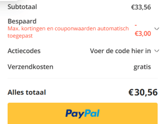 MIYOO V2 Mini + Ips Scherm + portable retro handheld voor €30,56 dmv code bij Aliexpress