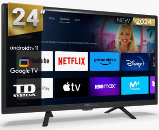 TD Systems PRIME24C19GLE Smart TV 24 pulgadas Led HD por 116,44€ (cuenta nueva 104,44€ APP)