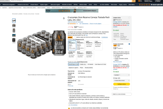 Pack Lata 24 x 33cl Cruzcampo Gran Reserva Cerveza Tostada por solo 15,65€