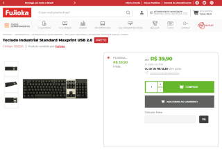 Teclado Industrial, modelo Standard Maxprint - R$ 39,90