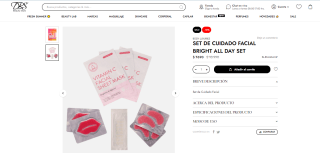 Set de cuidado facial Bright All Day por $7.690