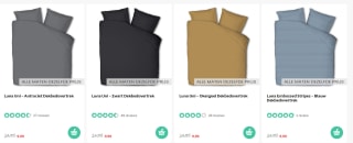 Alle beddengoed voor €9,99 bij Dekbeddiscounter