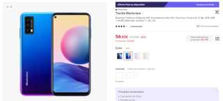 Móvil Motorola moto e13 Cosmic Black de 2+64GB por 39,71€