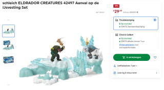 Schleich ELDRADOR CREATURES 42497 Aanval op de IJsvesting Set voor €29,99 bij Smyths Toys