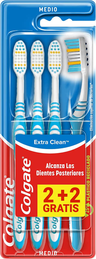 8 cepillos de dientes Colgate Extra Clean por solo 3€