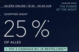 25% korting op bijna alles + tot 2 gratis cadeaus bij Douglas