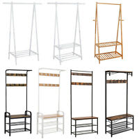 Percheros Burro Independiente con Barra Superior 110 × 54 × 150 CM por 20,39€