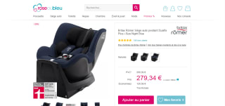 Siège auto pivotant Britax Römer Dualfix Plus à 279,34€