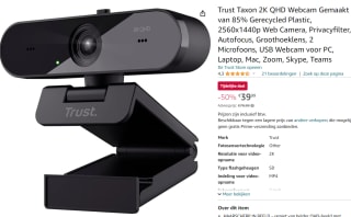 Trust Taxon - Streaming Webcam voor €39,99 bij Amazon