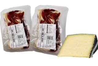 1kg Jamón Curado Serrano + Cuña Queso Oveja por 10,99€