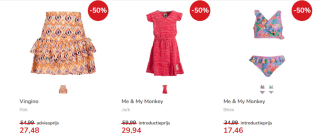 50% korting op zomer kleding van Vingino, Cars Jeans en meer bij Kleertjes