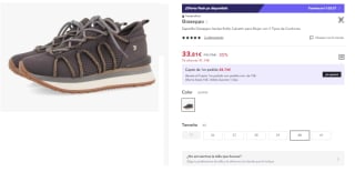 Zapatilla Gioseppo Estilo Calcetín para Mujer por 33.81€ (Cuenta Nueva 23.81€)