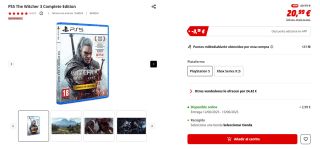 Videojuego The Witcher 3 Complete Edition PS5 por 17,84€