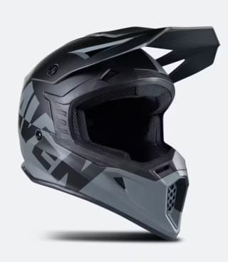 Casco de MotoCross Raven Airborne Split Negro-Gris por 49.99€