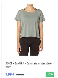 ASICS - Camisetas hasta 9,99€