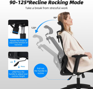 Daccormax ergonomische Bureaustoel voor €89,88 bij Amazon