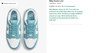 Zapatillas de Mujer Nike Dunk Low Next Nature por 53.9€