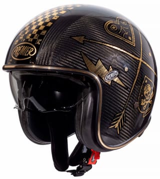 Casco Jet Premier Vintage Carbon Nx Gold Chromed por 99€