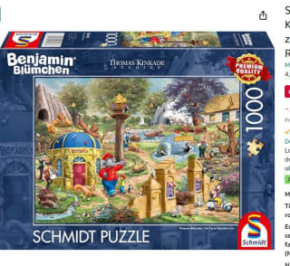 Puzzle 1000 piezas Schmidt Spiele 58423 Thomas Kinkade un dia en el Zoologico por 6,60€