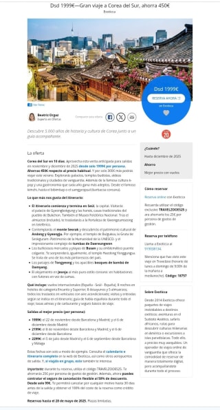 Gran Viaje Corea del Sur 9 días desde 1999€.