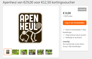Apenheul ticket voor €12,50 voor ING-klanten 21 t/m 23 maart