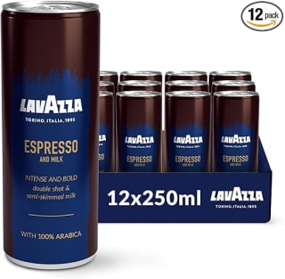 12 latas Lavazza, Ready to drink Espresso and Milk 250ml por 12,75€