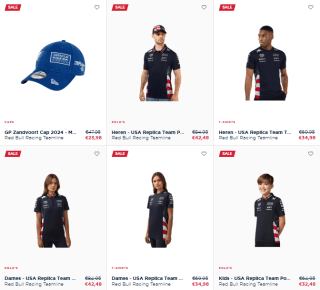 Tot 60% korting op Verstappen Red Bull merch in de Verstappen shop