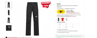 Pantalones de hombre Speedo Team Kit Roll Up por 4,44€ socios (9,99€ no socios)