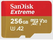 SanDisk Extreme microSDXC 256 GB geheugenkaart incl. adapter voor €19,90 bij Alternate