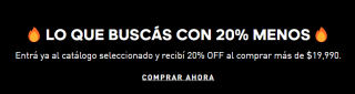 Descuento hasta 20% en Adidas