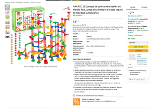 Marble Run 232 piezas por tan solo 12,57€