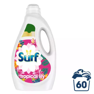 Earn a Surf Tropical Lily liquid detergent with £2 cashpot for £6 at Asda