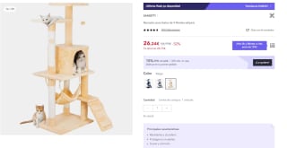 Rascador para Gatos de 4 Niveles edipets por 18.37€