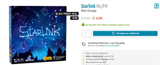 Starlink - bordspel voor €4,98 bij Spellenwinkel