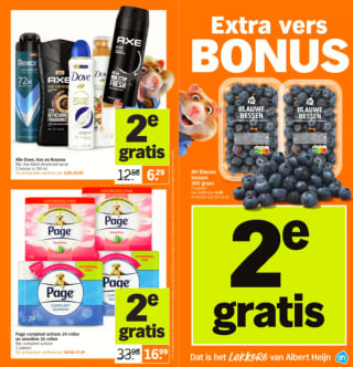 Albert Heijn Hamsterweken veel producten de 2e gratis