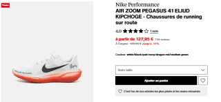 AIR ZOOM PEGASUS 41 ELIUD KIPCHOGE à 149,95€