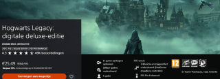 Hogwarts Legacy: digitale deluxe-editie voor €25,49 (PS4/PS5) in de Playstation Store