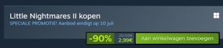 Little Nightmares II voor €2,99 via Steam