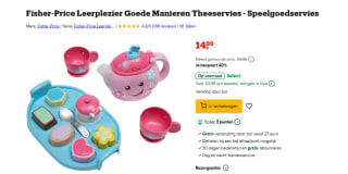 Fisher-Price Leerplezier Goede Manieren Theeservies voor €14,99 bij Bol