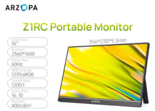 ARZOPA 16in 16:10 2K IPS Scherm voor €92,29 dmv code bij Aliexpress