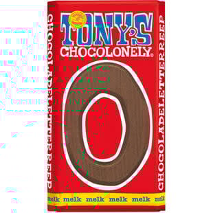 Diverse Tony Chocolonely repen/letters vanaf €3 bij Foodello
