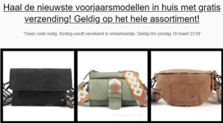 Gratis verzending op alle tassen bij Goedkope-tassen
